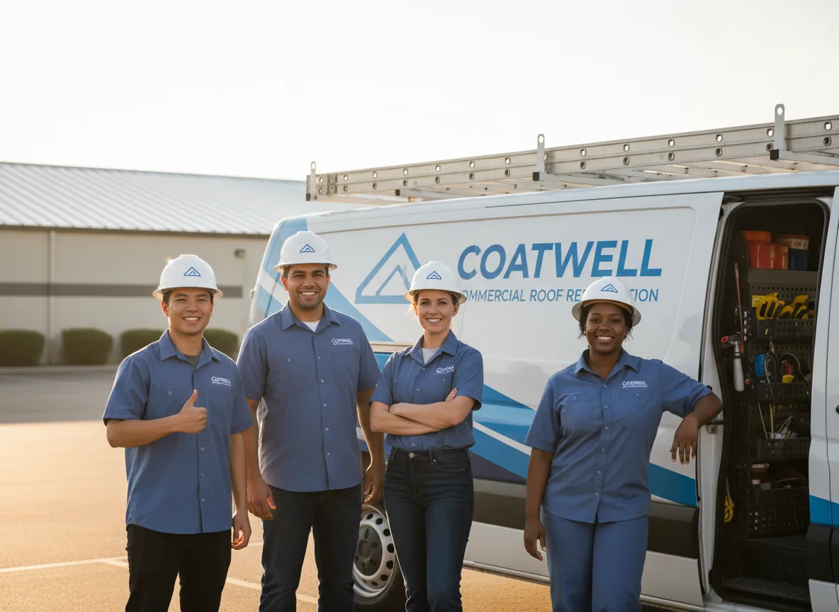 Commercial roof coating company in Mount Airy, GA